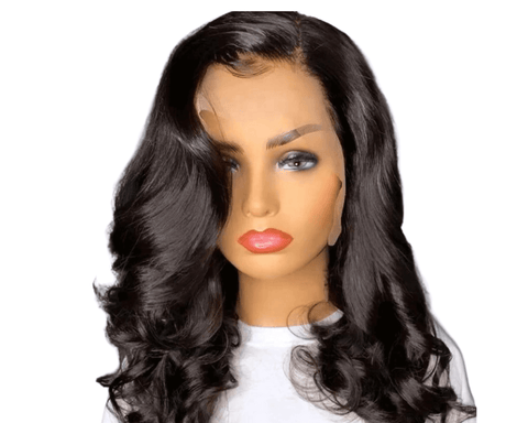 180% Density Body Wave 4x4 Short Bob 13x4 Lace Front Human Hair Wig.