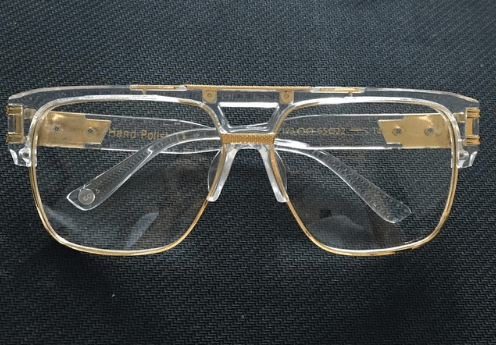 Men’s Rectangle Alloy-Frame Sunglasses with UV400