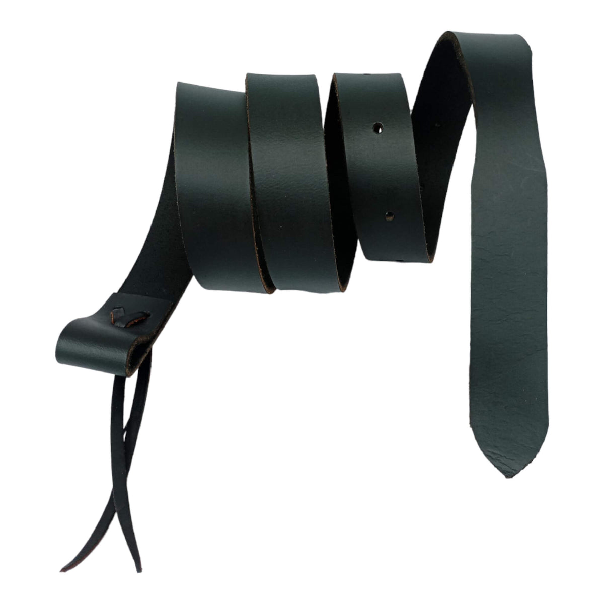 WEMBILS 72-Inch Latigo Leather Cinch Strap - Black