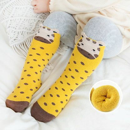 3D Cartoon Animal Socks for Kids - Autumn &amp; Winter