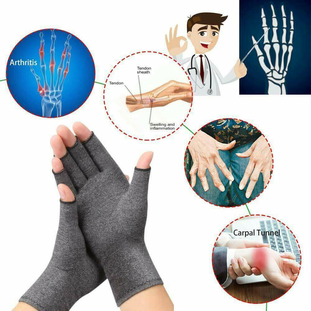 1 Pair Compression Arthritis Gloves Arthritic Joint Pain Relief Gloves.