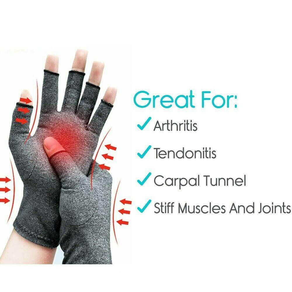 1 Pair Compression Arthritis Gloves Arthritic Joint Pain Relief Gloves.