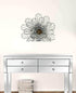 Well-Crafted Galvanized Daisy Metal Wall Decor