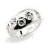32114 - High-Polished 925 Sterling Silver Ring with AAA Grade CZ in C