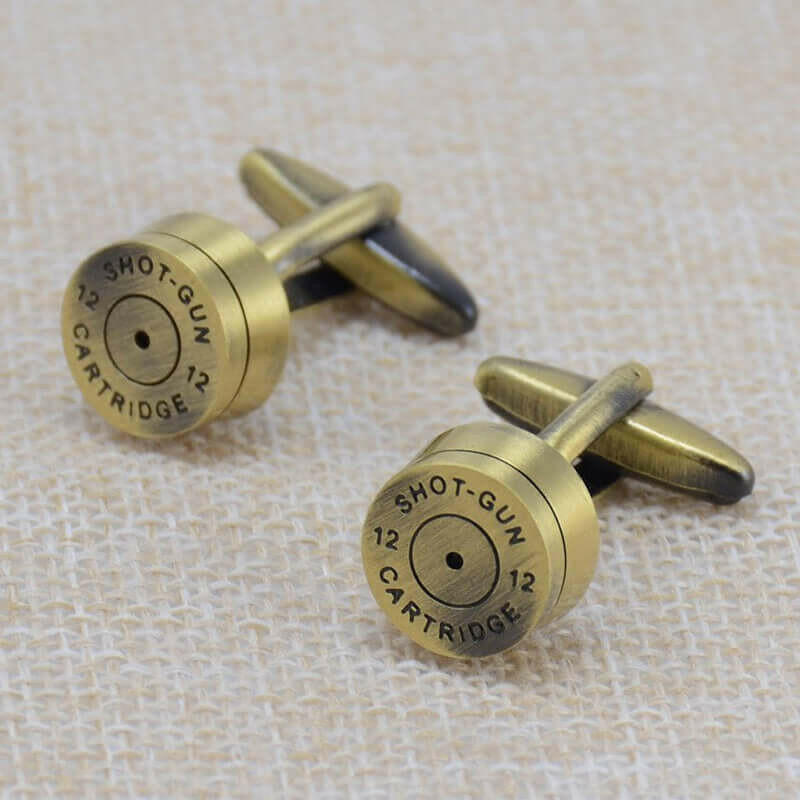 Brass Bullet Cufflinks.