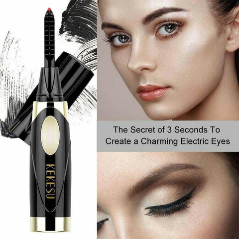 Mini Electric Heated Eyelash Curler Makeup Eye Lasting Beauty Tool.