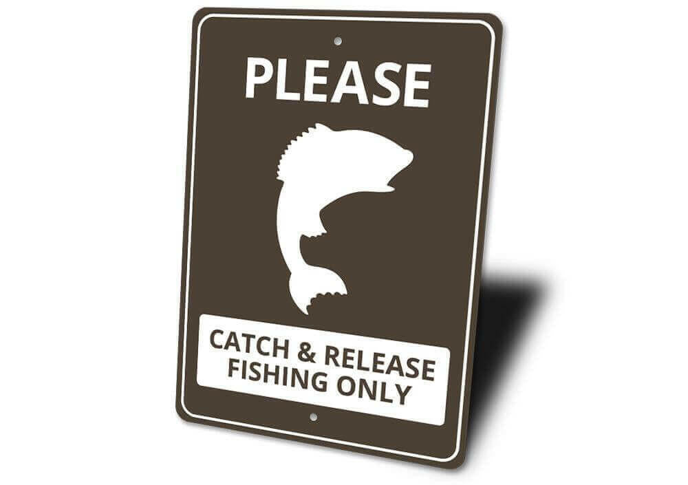 Fishing Notice Sign.