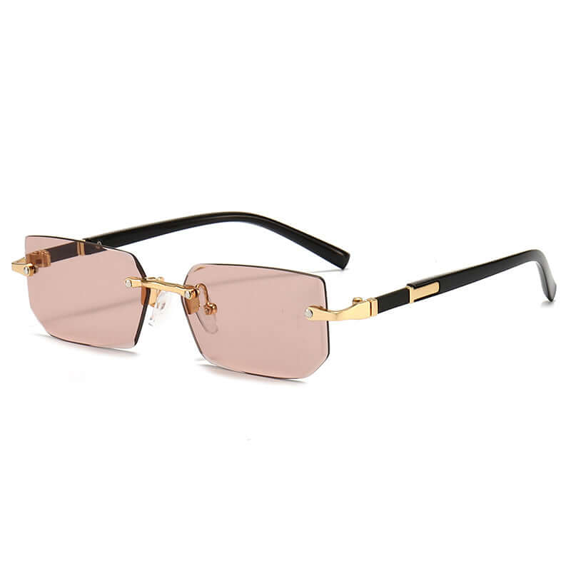 Women’s Rimless Jelly-Color Sunglasses