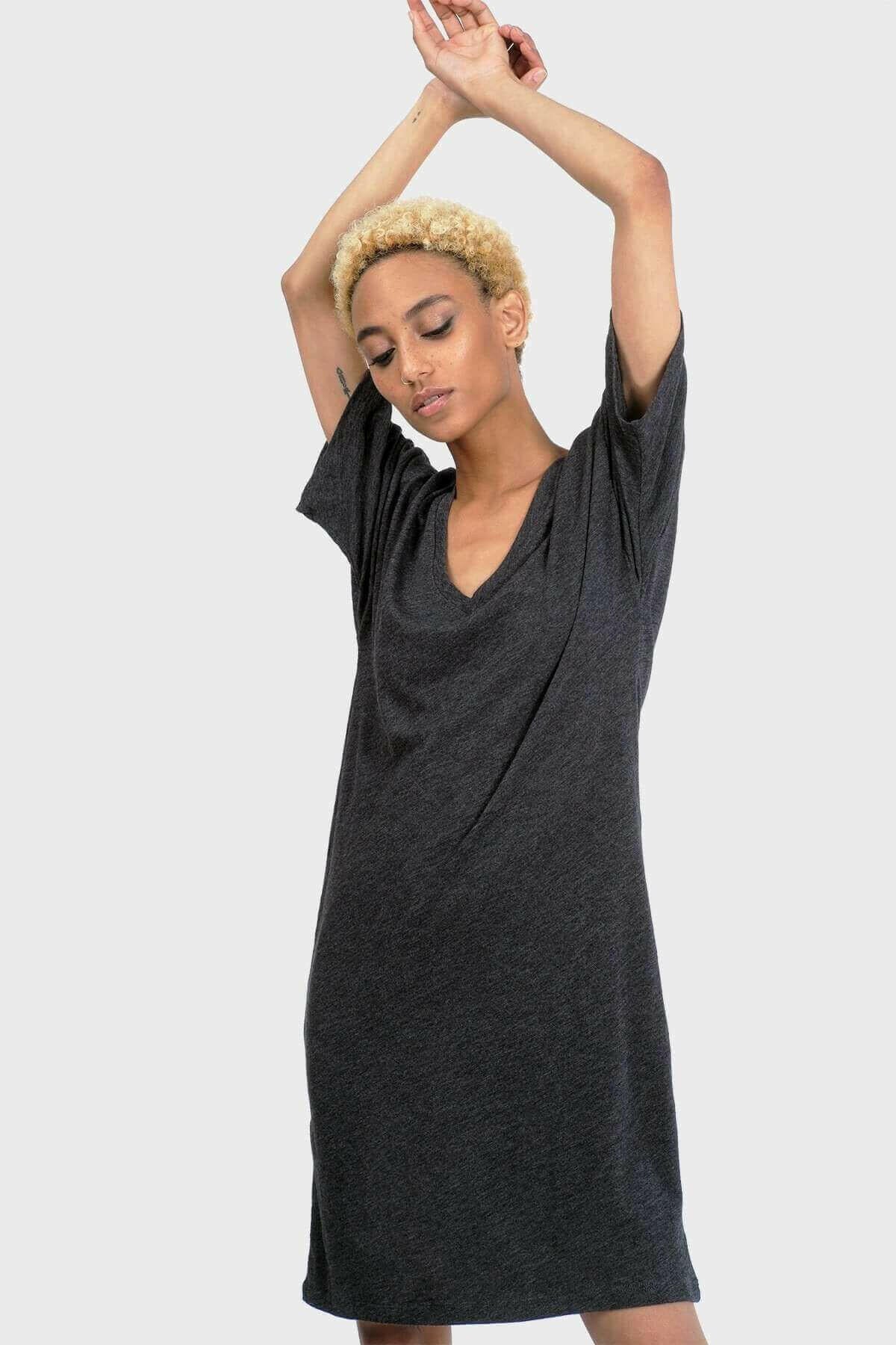 MIKA ORGANIC T-SHIRT DRESS.