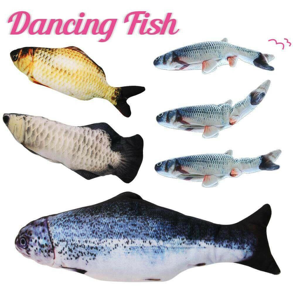 Electronic Pet Cat Toy Electric USB Charging Simulation Fish Toys