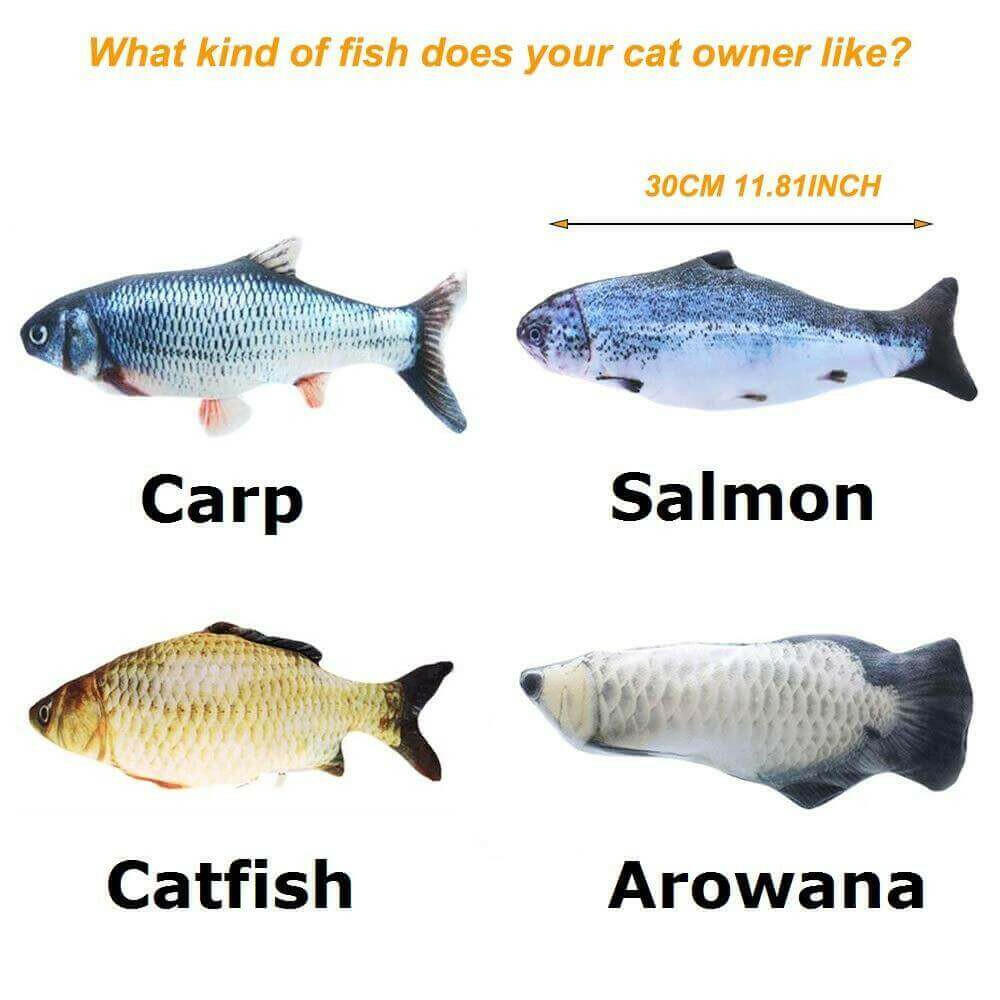 Electronic Pet Cat Toy Electric USB Charging Simulation Fish Toys