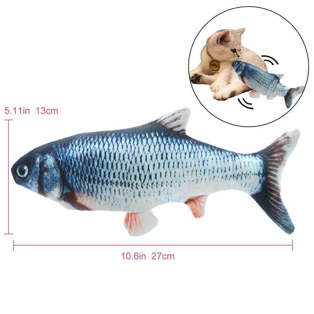 Electronic Pet Cat Toy Electric USB Charging Simulation Fish Toys