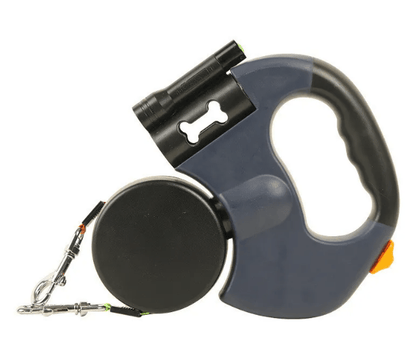 Dual Retractable Dog Leash with Light – 3m Leads