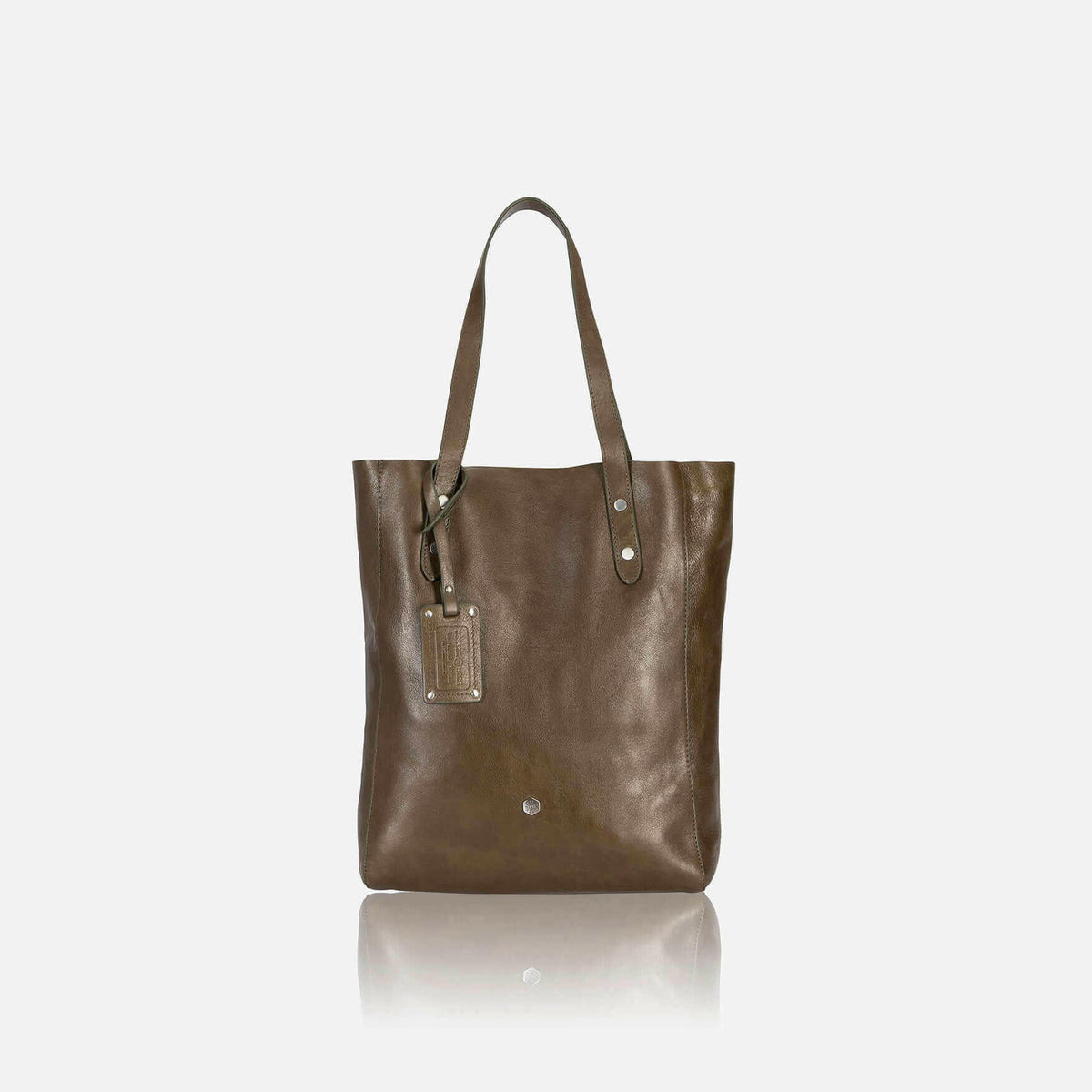 Ladies Shopper Handbag, Olive.