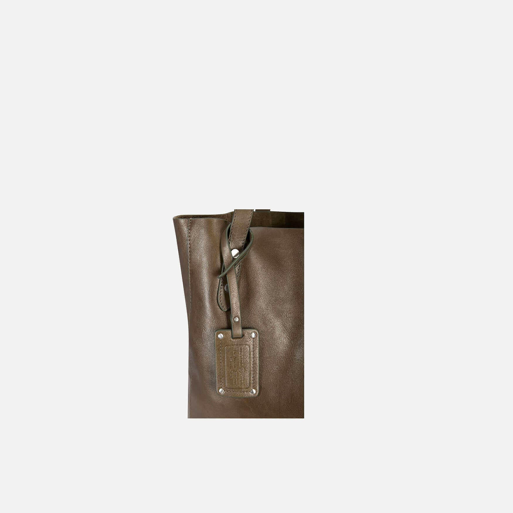 Ladies Shopper Handbag, Olive.