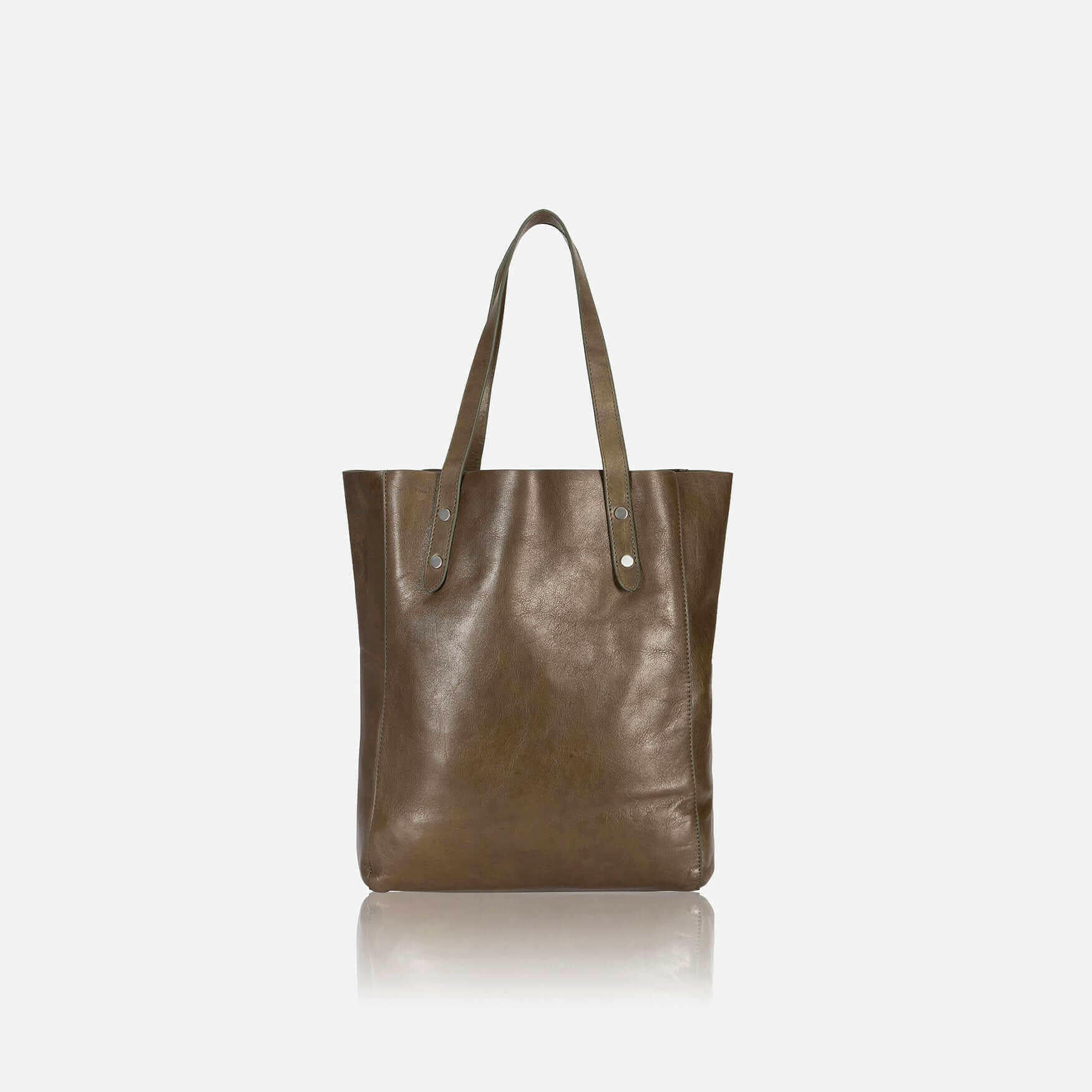 Ladies Shopper Handbag, Olive.