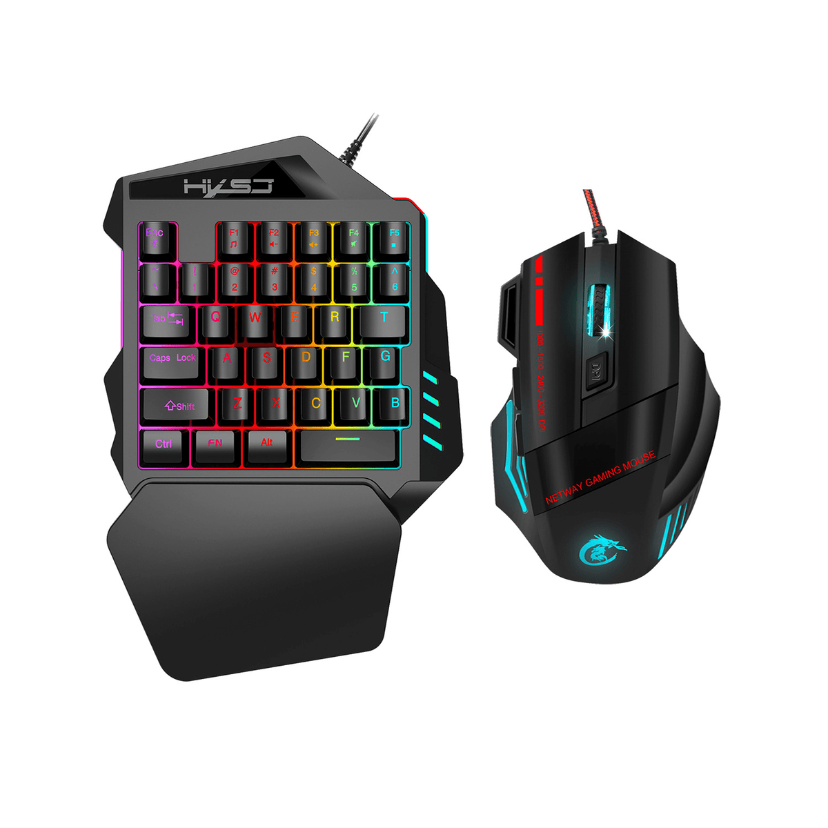One-Handed Gaming Keyboard – Configuration Options