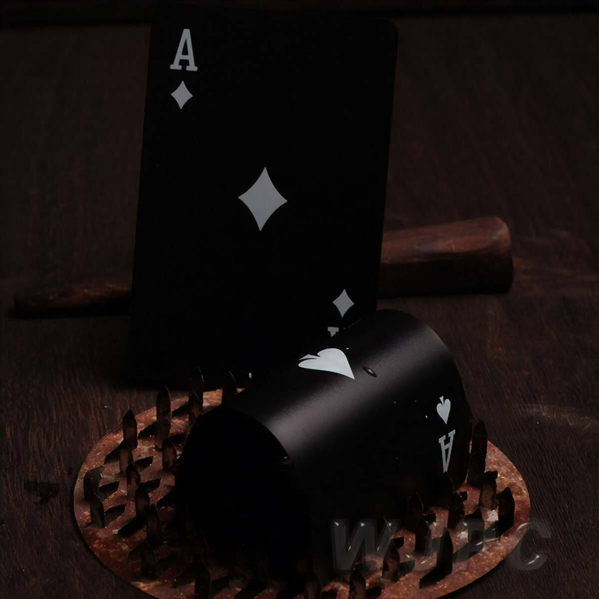 Men's Black Edition Waterproof Card Deck.