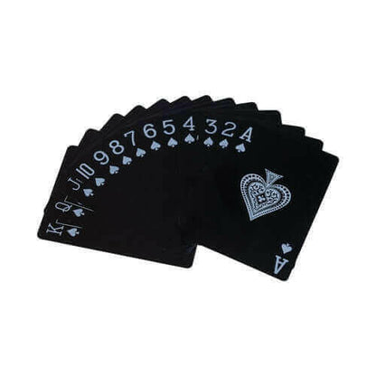 Men's Black Edition Waterproof Card Deck.