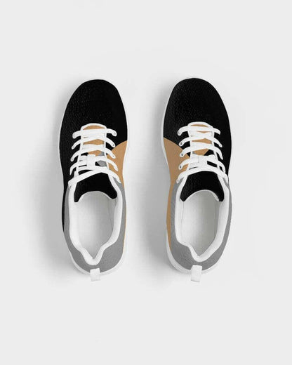 tricolor low top canvas sneakers