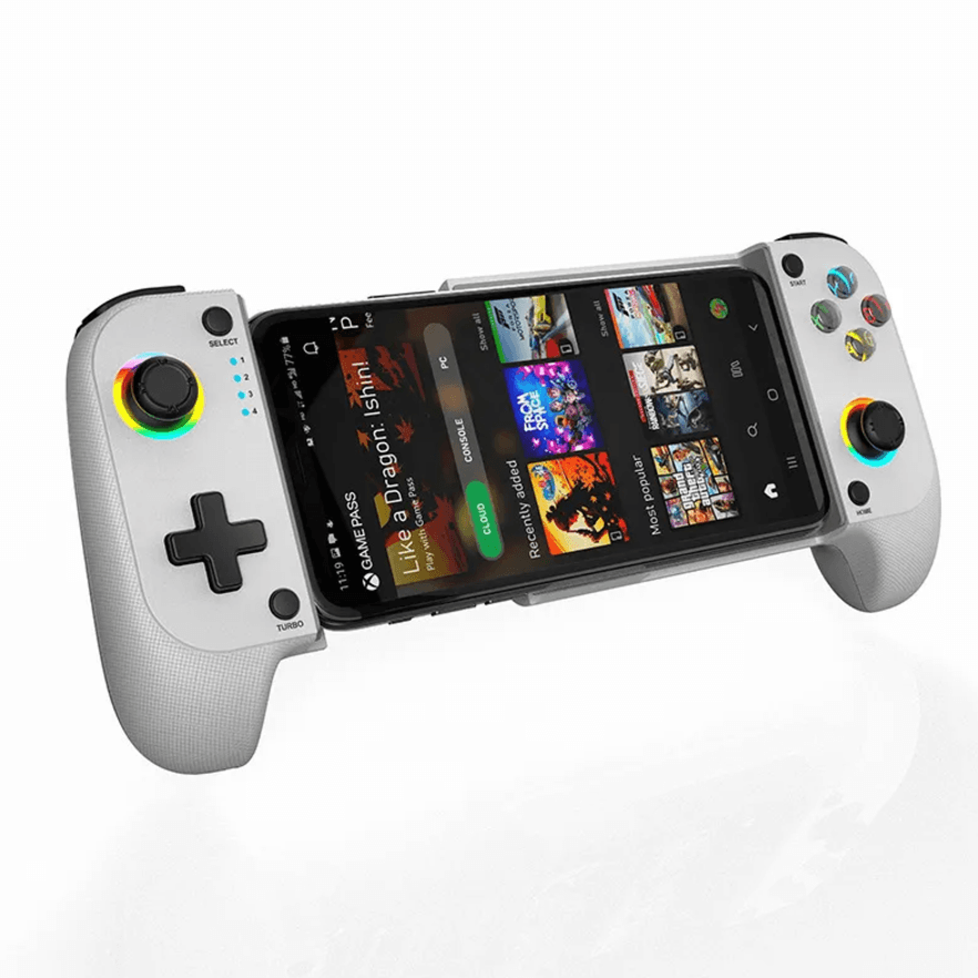 Bluetooth Mobile Gaming Controller with Extendable Design