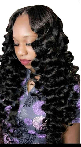 BeuMax Brazilian 13x4 Loose Wave Lace Front Human Hair Wigs.