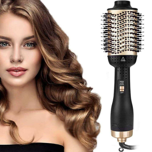 Hair Dryer Hot Air Brush Styler Electric Ion Blow Dryer Brush.