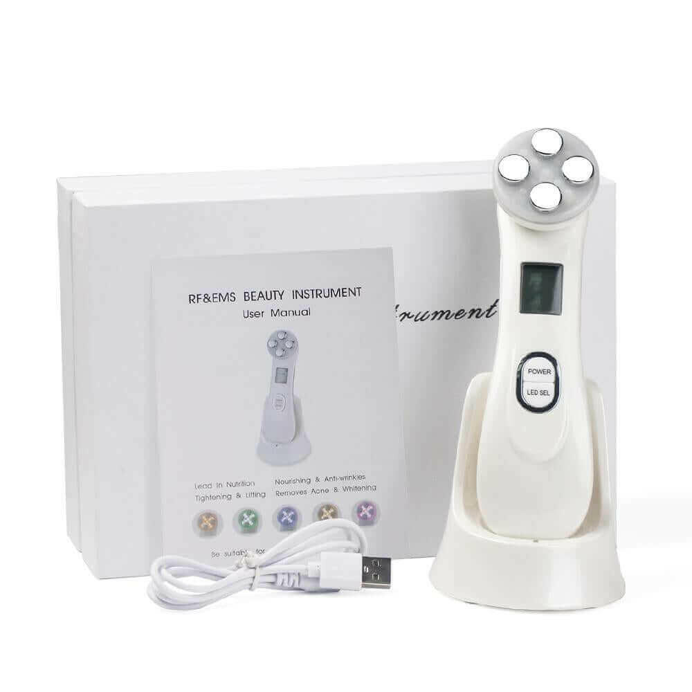 Facial Mesotherapy LED Photon Face Wrinkle Removal Skin Care Massager