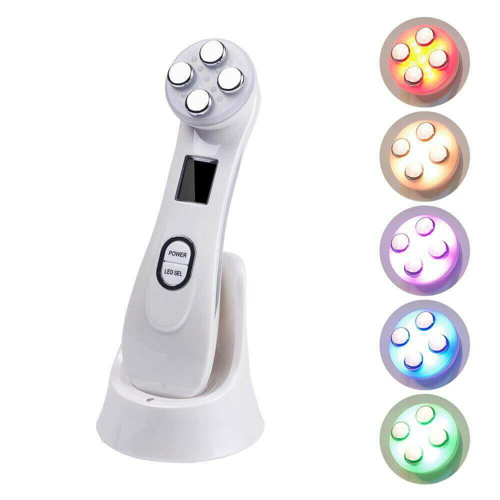 Facial Mesotherapy LED Photon Face Wrinkle Removal Skin Care Massager.