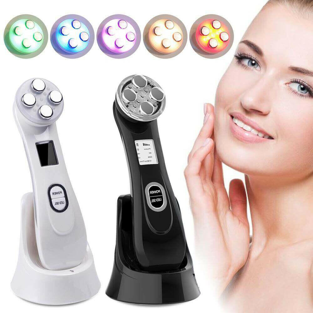 Facial Mesotherapy LED Photon Face Wrinkle Removal Skin Care Massager.