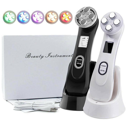 Facial Mesotherapy LED Photon Face Wrinkle Removal Skin Care Massager.