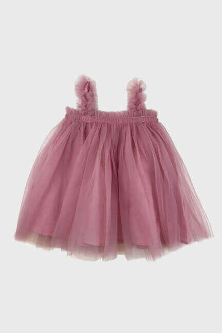 tulle a-line dress || mauve