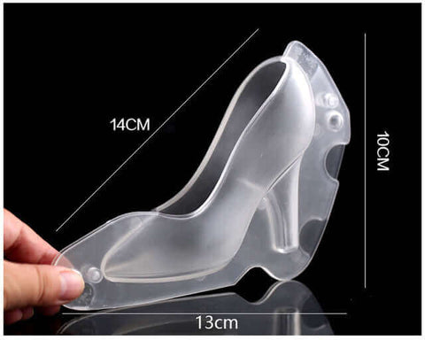 3D High Heel Shoe Chocolate Mould Candy Cake Jelly