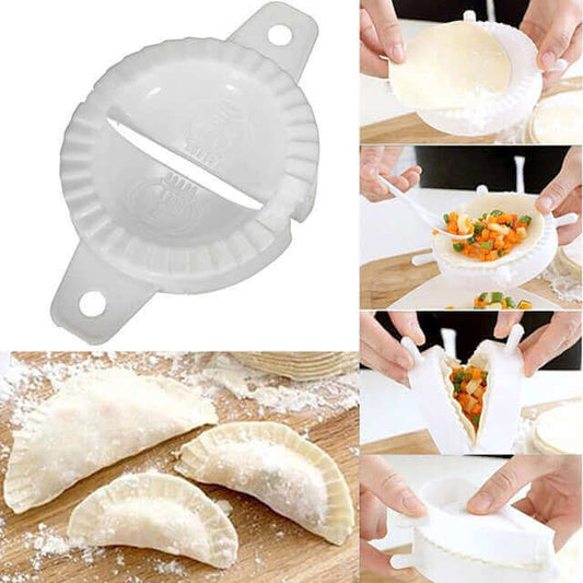3Pcs Kitchen Plastic Dough Press Maker Dumpling