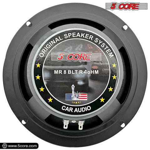 Copy of 5 Core 4pcs 8" Car Audio Speakers with Bullet 580 W 4 Ohm