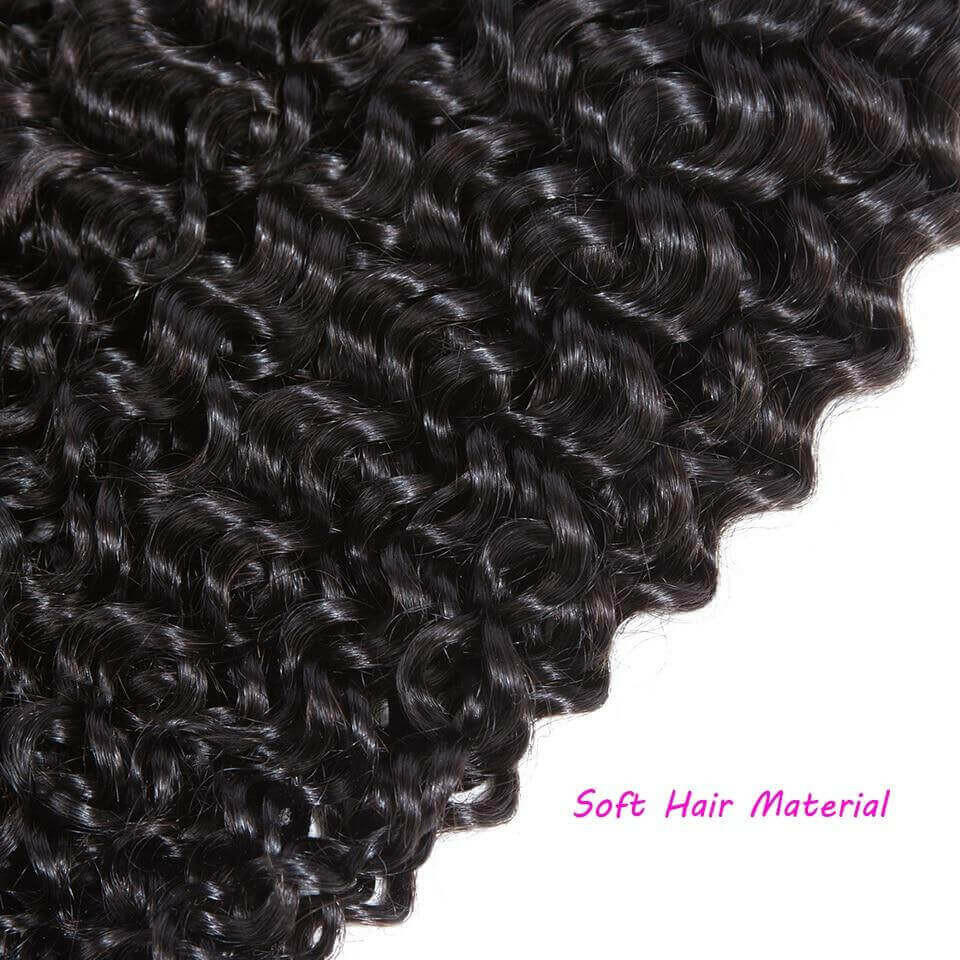 BeuMAX 10A Grade 3/4 Bundles Kinky Curly Brazilian Human Hair.