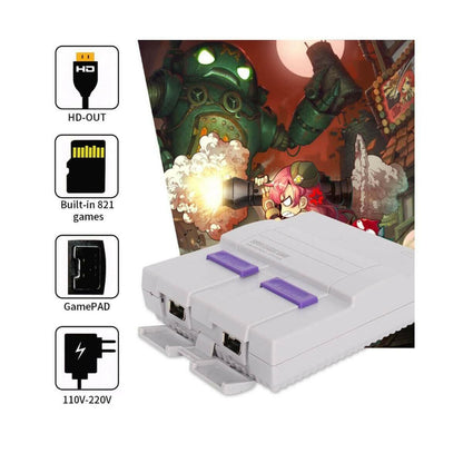 Retro Inspired Game Console With HDMI + 821 Games Loaded.