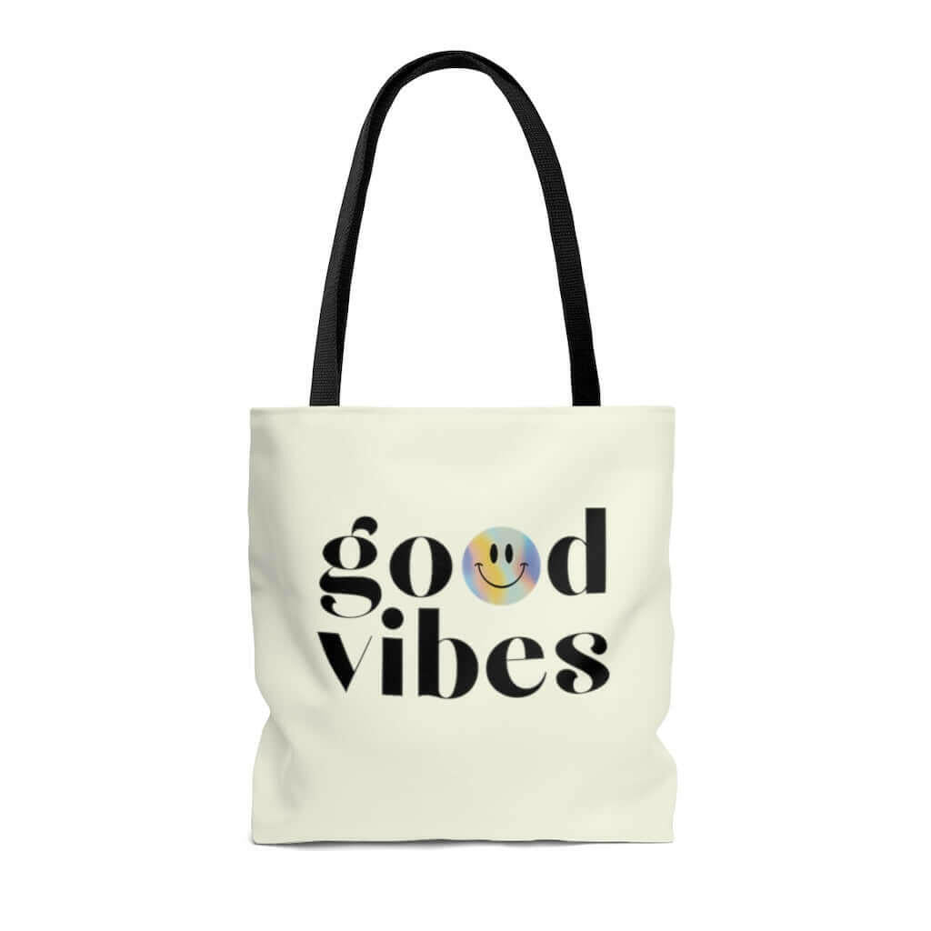 Good Vibes Beach Shopper Tote Bag Medium.