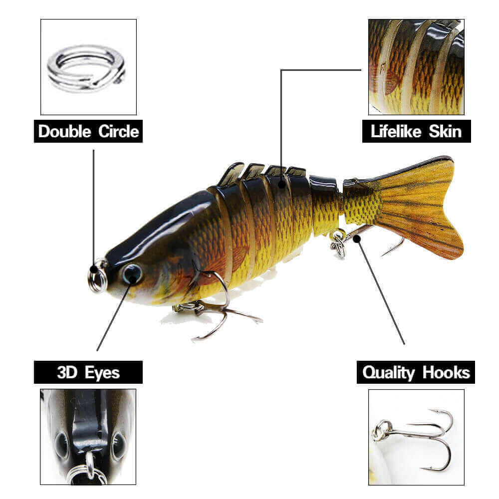 Fishing Lures Multi Jointed Bionic Lures Lifelike Fishing Lures.