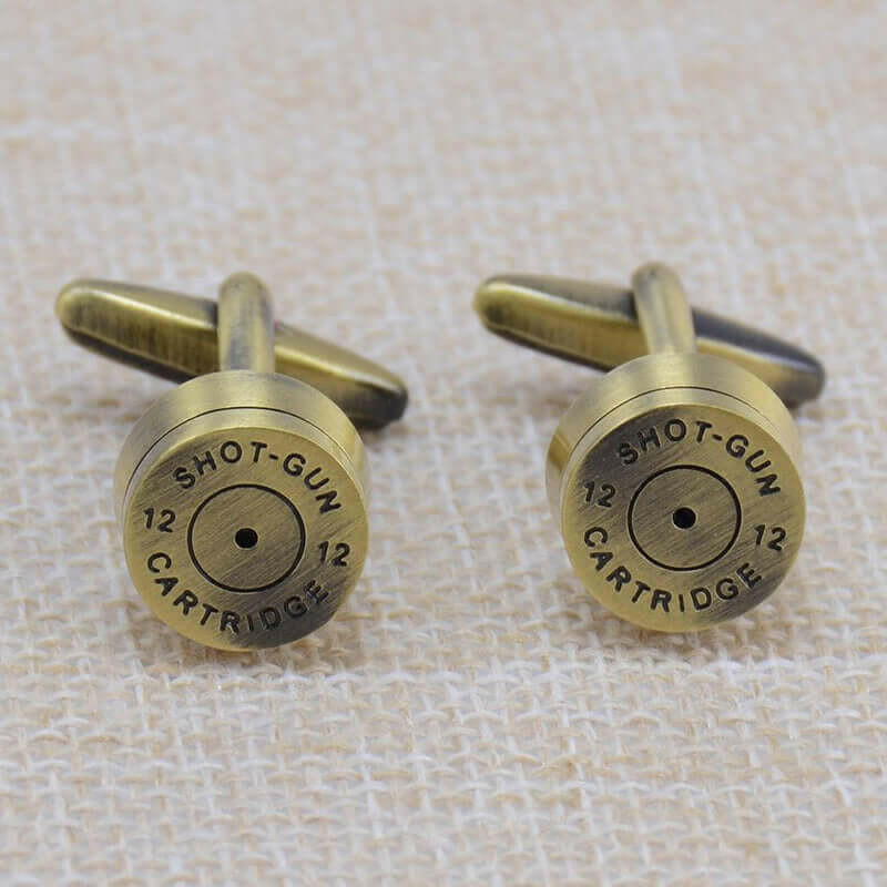 Brass Bullet Cufflinks.