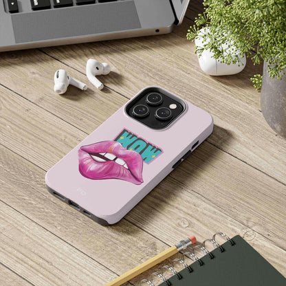 Sexy Lips Tough Case for iPhone with Wireless Charging.