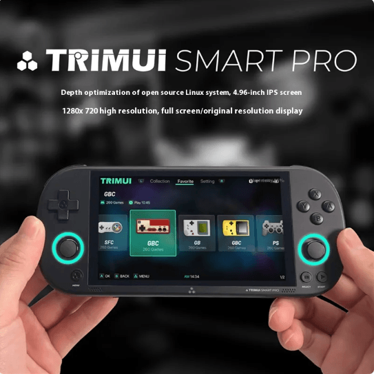 Portable Retro Handheld Gaming Console – Storage Options