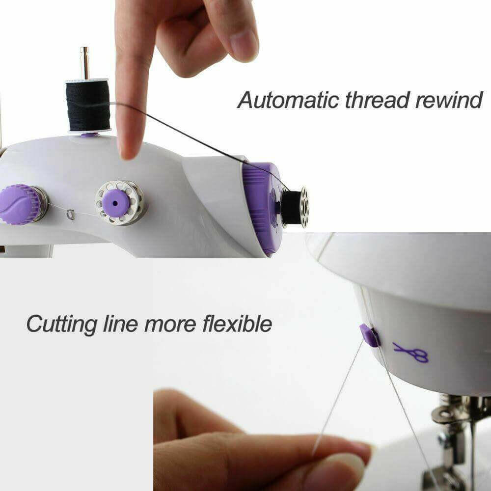 Mini Sewing Machine Electric Portable Crafting Mending Tool