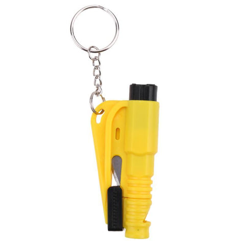 Emergency Mini Safety Hammer Auto Car Window Glass Breaker Keychain Es