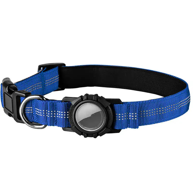 Reflective Dog Collar with Apple AirTag Holder