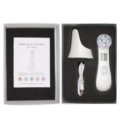 Facial Mesotherapy LED Photon Face Wrinkle Removal Skin Care Massager.