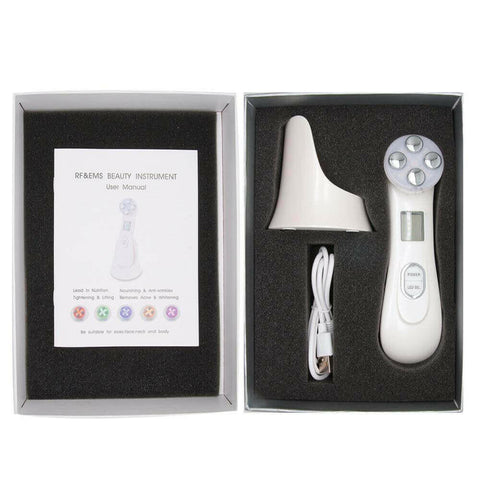 Facial Mesotherapy LED Photon Face Wrinkle Removal Skin Care Massager