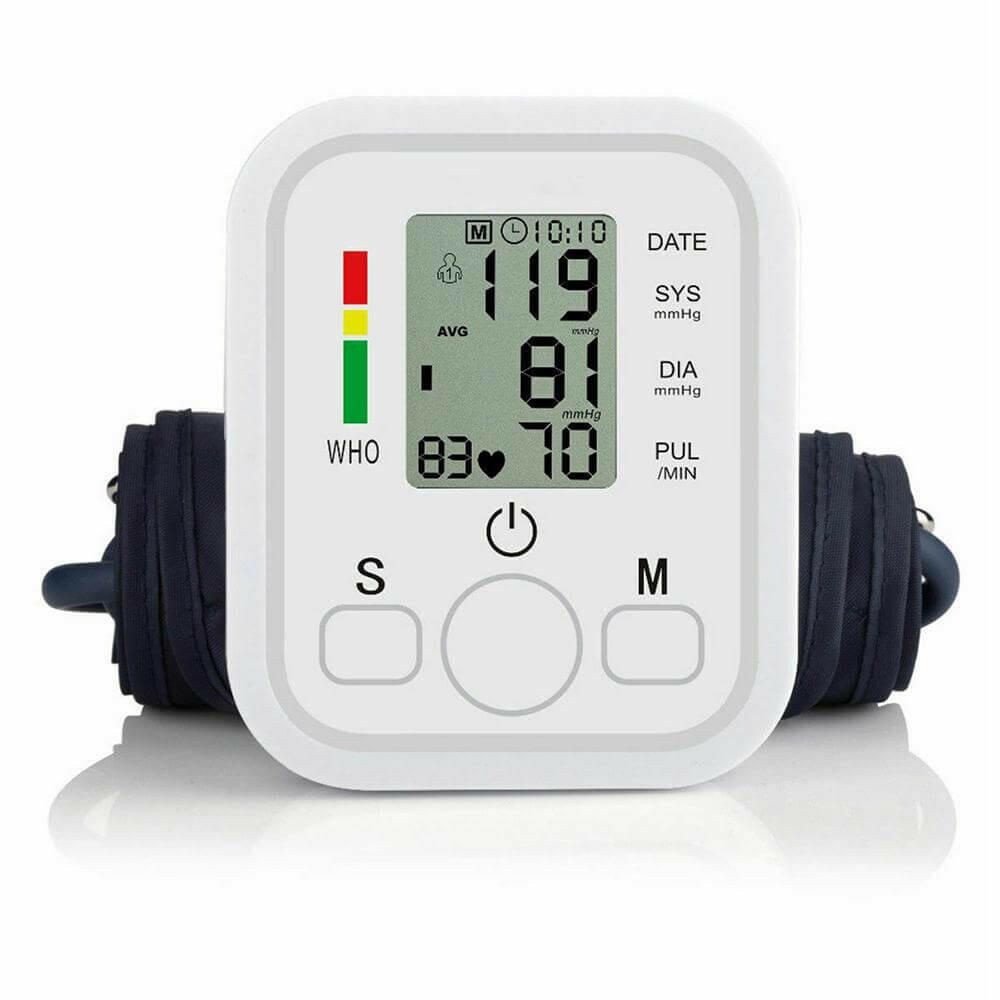 Arm Automatic Blood Pressure Monitor Measuring Arterial Pressure