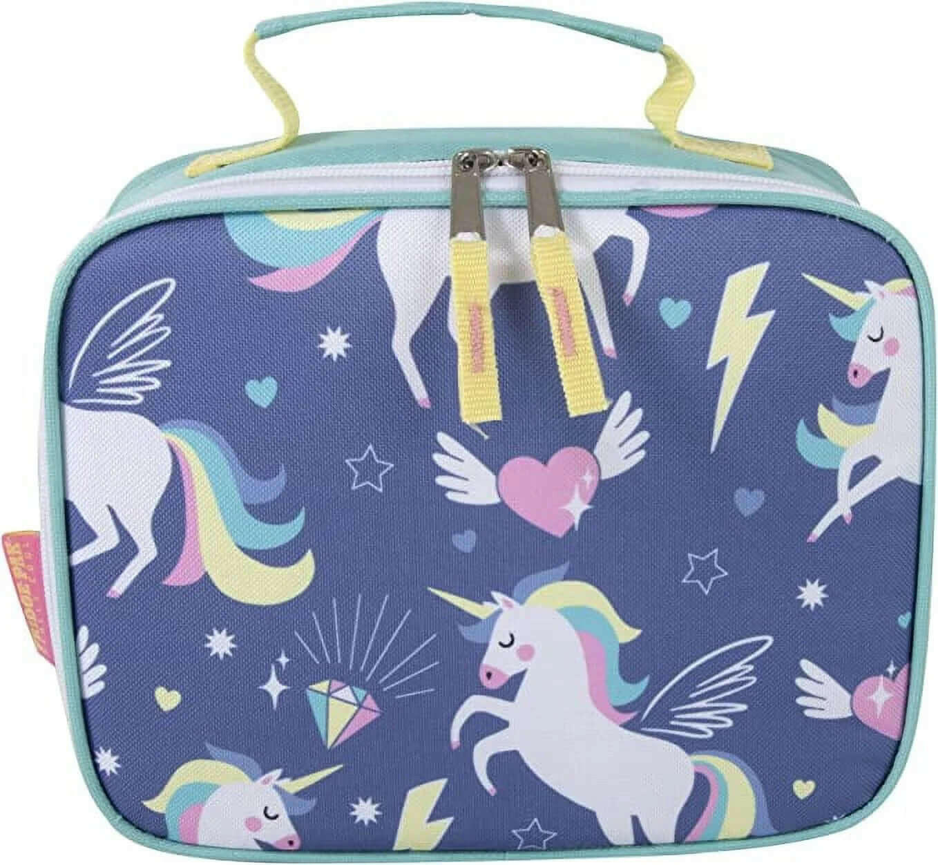 , Tiny Fun Insulated Lunch Box Containers for School Kids, Boys and Girls - Unique Unicorns