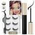 3Pairs Magnetic Liquid Eyeliner with False Eyelashes With Tweezers Set